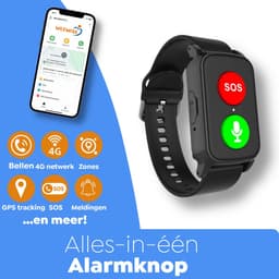 Weewise WS69 - GPS Horloge Senior - Smartwatch voor Ouderen - Persoonlijke alarmen - alarm horloge ouderen - GPS Horloge Alzheimer - Valdetectie — thumbnail 2