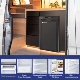 Mobiele Koelkast – Compressor Koelkast – Draagbare Koelkast – Camper Koelkast – Auto Koelkast – 83 Liter Inhoud – App Bediening & Instelbare Temperatuur -20°C tot 8°C — thumbnail 4