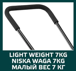 Handmaaier 30 cm - Milieuvriendelijke grasmaaier - Gazononderhoud - Verstelbare hoogte - 7 kg nettogewicht — thumbnail 5