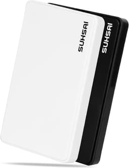 Externe harde schijf - Draagbare opslag - Bestanden back-uppen - Compact en lichtgewicht - 25 inch - Wit — thumbnail 1