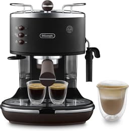Espresso Machine - Koffiezetapparaat Cappuccino - Authentieke Koffie - Retro Design - 1 Liter Reservoir - Groen — thumbnail 2
