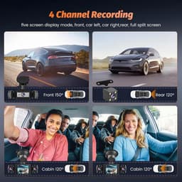 Dashcam 1080P Auto Camera met 2.4'' IPS Scherm en 170° Groothoek — thumbnail 3