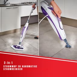 DYNA® Stoomreiniger vloer - Stoomreiniger - Stoomreinigers - Paars - 32cm x 20cm x 112cm — thumbnail 5