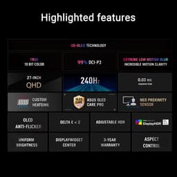 ASUS ROG Strix XG27AQDMES 26.5'' gaming monitor — thumbnail 4