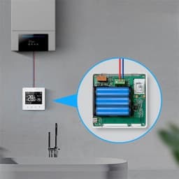 Thermostaat | Zigbee opbouw touchscreen voor CV aan/uit | Tuya Smart Life, Alexa & Google Home | Programmeerbaar | Wit — thumbnail 2