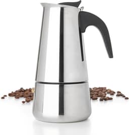 100ml Roestvrijstalen Fornuis Moka Percolator - Espresso & Latte Koffiemachine, Duurzame Cafetiere voor Thuisgebruik — thumbnail 1