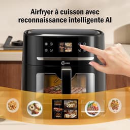 Grote 8L Heteluchtfriteuse 12-in-1 met Zichtbaar Venster - Gezond Frituren tot 80% Minder Vet — thumbnail 5