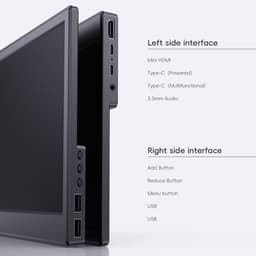 Draagbare Externe Monitor 11,6 Inch HDMI USB-C IPS Scherm met Ingebouwde Speakers — thumbnail 4