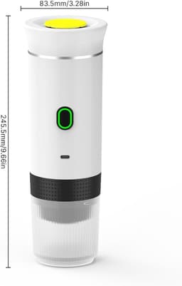 Aurixi® Draagbare Koffiemachine - Blender To Go - Draagbare Blender - Wit - 28cm x 9cm x 9cm — thumbnail 2