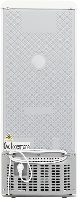 Zubaliya Antiek Witte Mini Koelkast - Retro Tweekamerkoelkast 92 Liter - Energieklasse D - Stil (45 dB) - Ideale Bijkeuken Of Slaapkamer Koelkast — thumbnail 4