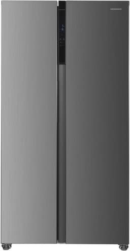 Heinner HSBS-HM442NFINVXD Amerikaanse Side-by-Side Koelkast – 442 L – Full No Frost – LED Touch Display – Smart Eco Functie – RVS – 5 Jaar Garantie — thumbnail 1
