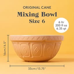 Mengkom Porselein 33 cm - Multi Kleuren, 6 Liter - Chipbestendig en Ergonomisch — thumbnail 4