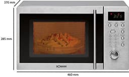 Kleine Magnetron met Grill en 8 Programma's | 1000 Watt, 20 Liter, Ruimtebesparend — thumbnail 2