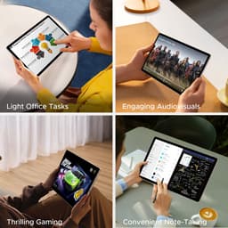 DOOGEE Tab E3 Pro Tablette avec Clavier Android 15 13"+90Hz Helio G100 Octa-Core,32GB RAM+256GB ROM 11000mAh Batterij Metalen Behuizing,Goud — thumbnail 3