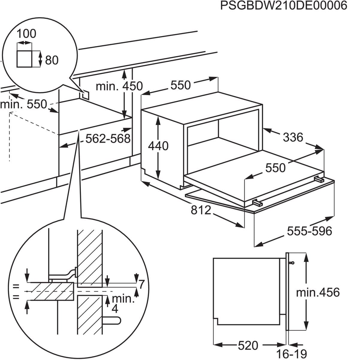 Electrolux ESL2500RO Volledig ingebouwd 6 couverts — afbeelding 1