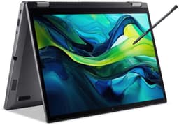 Aspire Spin 14 ASP14-52MTN-58D9 - 2-in-1 Convertible - 14 inch - Touchscreen - Core Ultra 5 (i5) - 16GB - 512GB SSD - Zilver - inclusief Stylus Pen — thumbnail 1