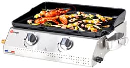 Gas bakplaat VERA 200 2 branders 5,3kW — thumbnail 1