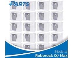Roborock Q7 Max Stofzakken (20 Stuks, Plus.Parts® alternatief voor 8.02.0132)