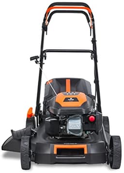 4-in-1 Benzine Grasmaaier - 51 cm Maaibreedte met Achterwielaandrijving en Mulchfunctie — thumbnail 3