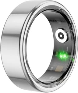DrPhone RingSense V2 - Smart Ring - Europese ringmaat 57 - IP68 Waterdicht - 24-Uur Hartslagmonitoring – Slaapmonitor – Stappenteller – Mobiele App - Zilver — thumbnail 5