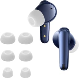kwmobile 6x cover voor in-ear oortjes geschikt voor Anker Soundcore Liberty 4 NC - Vervangende oordopjes van siliconen in wit - 3 maten — thumbnail 1