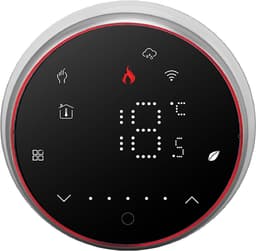 Slimme Thermostaat - WiFi Thermostaat - Energie Besparen - Programmeerbaar 7 Dagen - 16A - Zwart — thumbnail 1