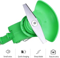 SnelShoppen - Pack van 5 Grasmaaier Blades, RVS Grasmaaier Messen, Elektrische Accu Bosmaaier Accessoires, Vervangende Messen voor Tuinaccessoires — thumbnail 2