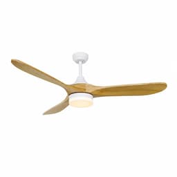 CristalRecord - Plafondventilator Nine big Ø 152 cm hout wit — thumbnail 1