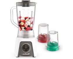 Blender en hakmolen - Keukenmachine mixer - Smoothies maken - Vaatwasmachinebestendig - 15 liter - Wit