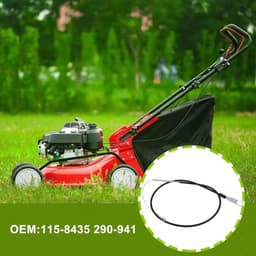 Tractiekoppeling Kabel - 2 Stuks - Compatibel met Toro Grasmaaiers - Kabellengte 45,5"/115,57cm - 34,5"/87,63cm - Metaal - Onderdelennummer 115-8435 290-941 - Grasmaaier Kabel — thumbnail 3