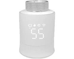 Radiator Thermostaat - Slimme Radiator Knop - Energie Besparen - App en Spraakbesturing - 3 stuks - Wit