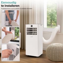 Mobiele Airco - Draagbare Airco - Ruimte Klimaat Regelen - 4-in-1 Functionaliteit - 28 m² - Wit — thumbnail 5