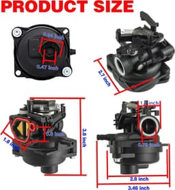 Carburateur Kit voor Grasmaaier - Hoogwaardige ABS en Metaal - Eenvoudige Installatie - Voorkomt Olieverspilling - ShopVlot — thumbnail 2