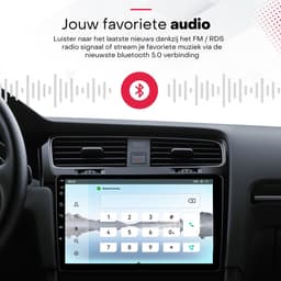 Boscer 2 Din Autoradio - Geschikt voor Toyota Aygo, Citroën C1 & Peugeot 108 (2014-2021) - Draadloos Apple CarPlay & Android Auto - 8-Core Snapdragon - 10.1 Inch HD Touchscreen - WiFi, Bluetooth & USB - Achteruitrijcamera & Microfoon — thumbnail 5