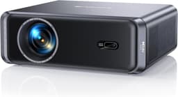 SnelShoppen - 4K Beamer met Auto Focus en Keystone - Netflix-compatibel Projector 1000ANSI - WiFi6 Bluetooth - 1080p Thuisbioscoop & Outdoor (Antracie — thumbnail 1