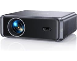 SnelShoppen - 4K Beamer met Auto Focus en Keystone - Netflix-compatibel Projector 1000ANSI - WiFi6 Bluetooth - 1080p Thuisbioscoop & Outdoor (Antracie