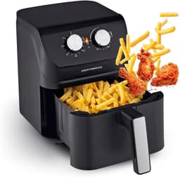 Heteluchtfriteuse Airfryer - Airfryer Oven - Vetarm Koken - 3-in-1 Multifunctioneel - 4 liter - Mat Zwart — thumbnail 1