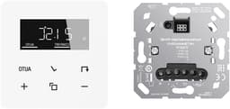 Kamerthermostaat Set - Slimme Regelaar - Temperatuur Instellen - Via App Bedienbaar - DIN 49077 - Alpinewit — thumbnail 1