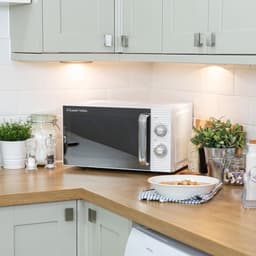 Magnetron 17L - Oven Keukenapparaat - Snel Eten Opwarmen - Compact Design - 700 Watt - Wit — thumbnail 3