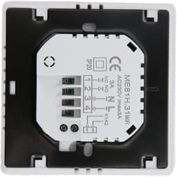 Digitale Thermostaat - Temperatuurregelaar Verwarming - Comfort Verwarmen - Intelligent Energiebesparend - AC230V - Wit — thumbnail 3