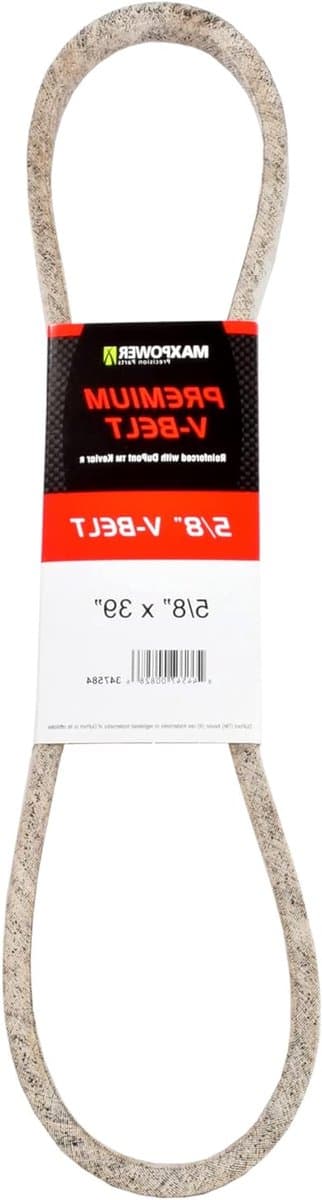 Aandrijfriem - V-riem Grasmaaier - Gras maaien - Kevlar vezelversterkt - 5/8" x 39" - Beige — afbeelding 1