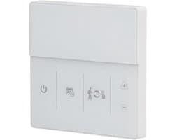Slimme Thermostaat - Programmeerbare Thermostaat - Temperatuur Regelen - Open Raam Detectie - 86 x 86 mm - Wit