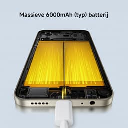 Xiaomi POCO C81 Pro-4G - 4+128GB - Goud - 6000mAh - 13MP - 120Hz - 6.75" — thumbnail 4