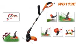 QORA® Kantenmaaier - Grasmaaier - Accugrasmaaier - Oranje- 22cm x 13cm x 13cm — thumbnail 3