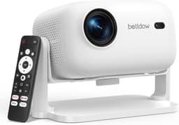 SnelShoppen - 4K Projector, 1080P Slimme Videoprojector met Auto Focus, Trapeziumcorrectie, WiFi6 en Bluetooth 5.2, Home Cinema in Wit - Officiële Net — thumbnail 1