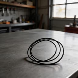 Grasmaaier Riem - Aandrijfriem Tuin - Gazon Onderhoud - Duurzaam Rubber Ontwerp - 18 x 18 x 6 cm - Zwart — thumbnail 3