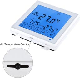 Elektrische Thermostaat - Temperatuurregelaar Vloerverwarming - Comfort Verhogend - App Bediening Mogelijk - 8.5 x 8.5 cm - Wit — thumbnail 5