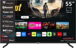 KOORUI K55Q1UQ-T8, 55 inch, 4K QLED, TIZEN TV, Randloos ontwerp, Dynamisch geluid met Dolby Audio, Top-end metalen afwerking — thumbnail 1