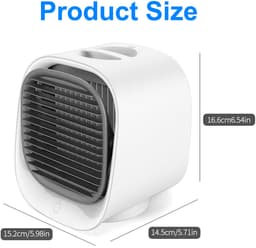 Vernieuwde Vital Breeze draagbare airco: vernevelingsventilator met 3 snelheden – draagbare koelventilator voor thuis, kantoor of slaapkamer — thumbnail 4