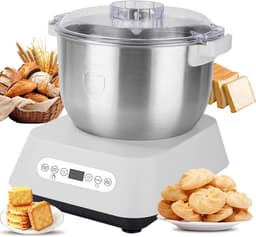 Deegmaker 7 liter - RVS - automatische fermentatiefunctie - ideaal voor thuisbakkers - ShopVlot — thumbnail 1